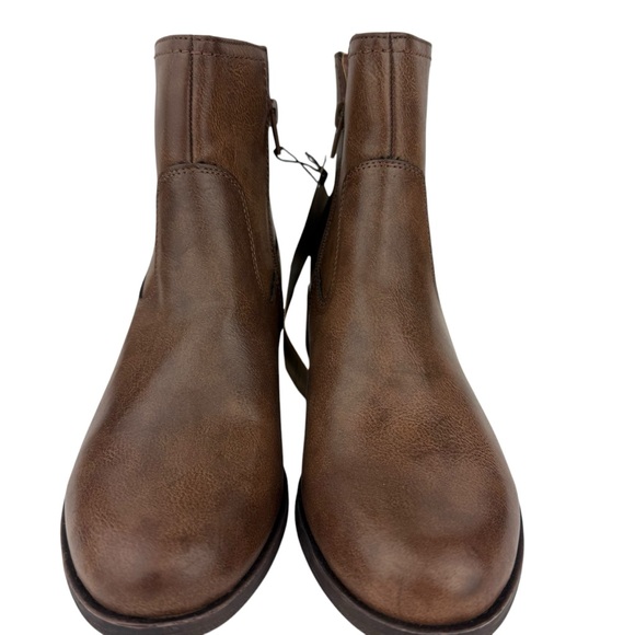 Brown Leather Ankle Boots - Picture 2 of 10